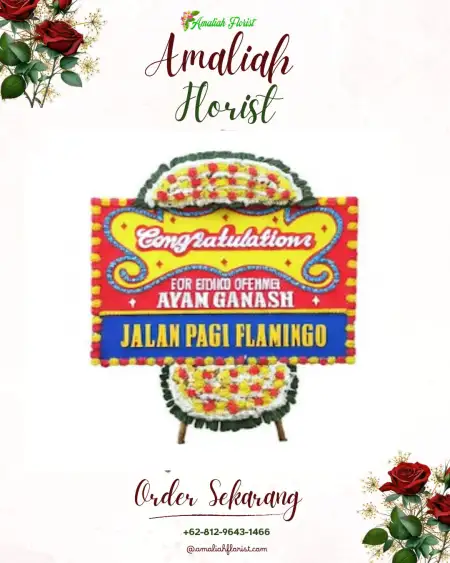 Sewa Papan Bunga Talao Sungai Kunyit